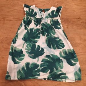 tea collection palm print dress